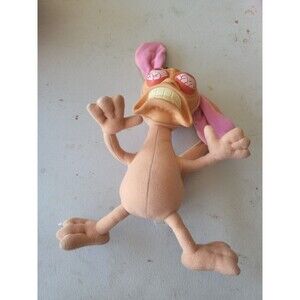 Ren And Stimpy Show 1992 Rude Toot Nickelodeon Plush Toys Mattel Vintage RARE